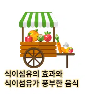 식이섬유의 효과와 식이섬유가 풍부한 음식